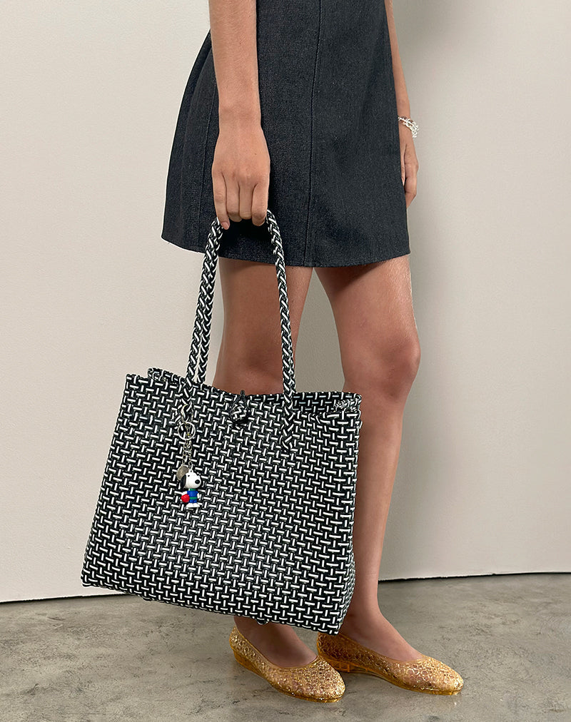 Imagen de Bolsa de mercado en negro
