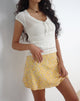 Imagen de Maurella Minifalda en Flower Garden Amarillo