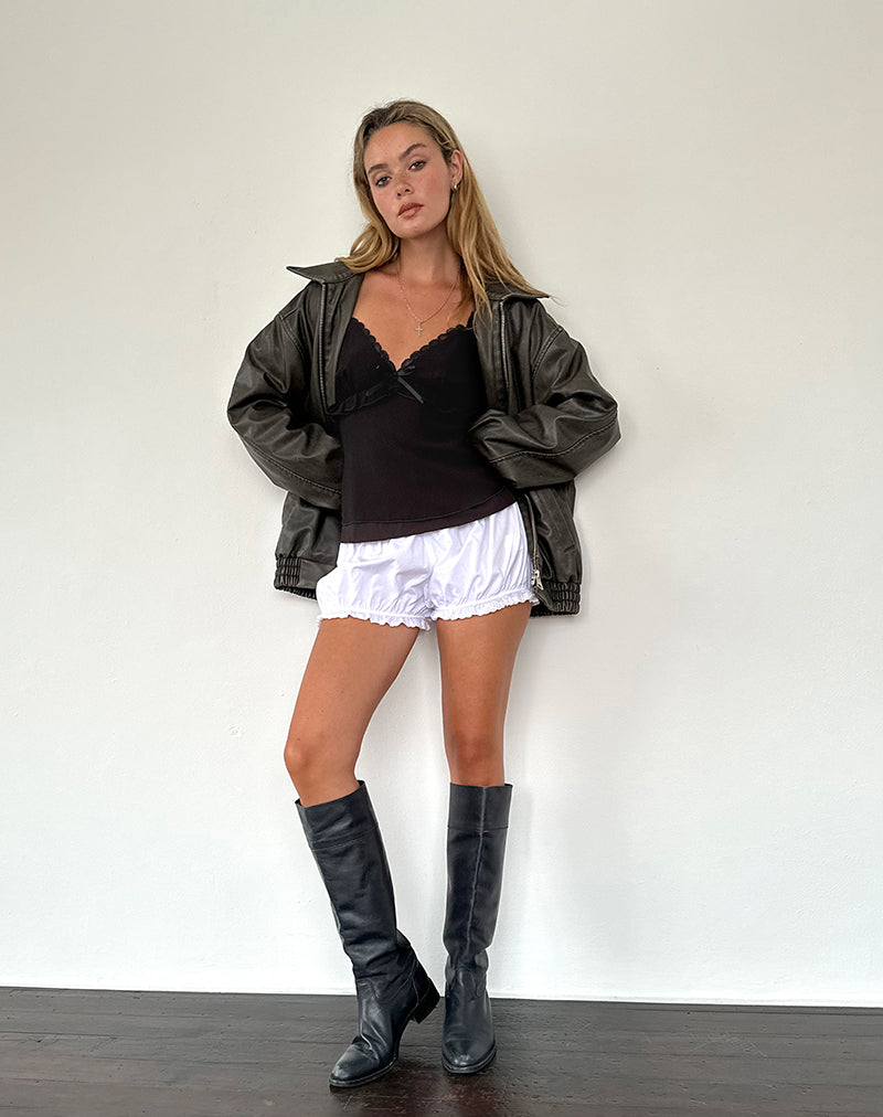 Imagen de Melinda Frill Edge Cami Top en Negro
