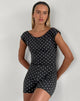 Imagen de Meredith Playsuit sin espalda en Polka Negro