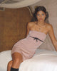 Imagen de Merila Bandeau Mini Dress in Pinstripe Blush