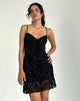 Imagen de Micaya Mini Dress In Black Botanical Flower
