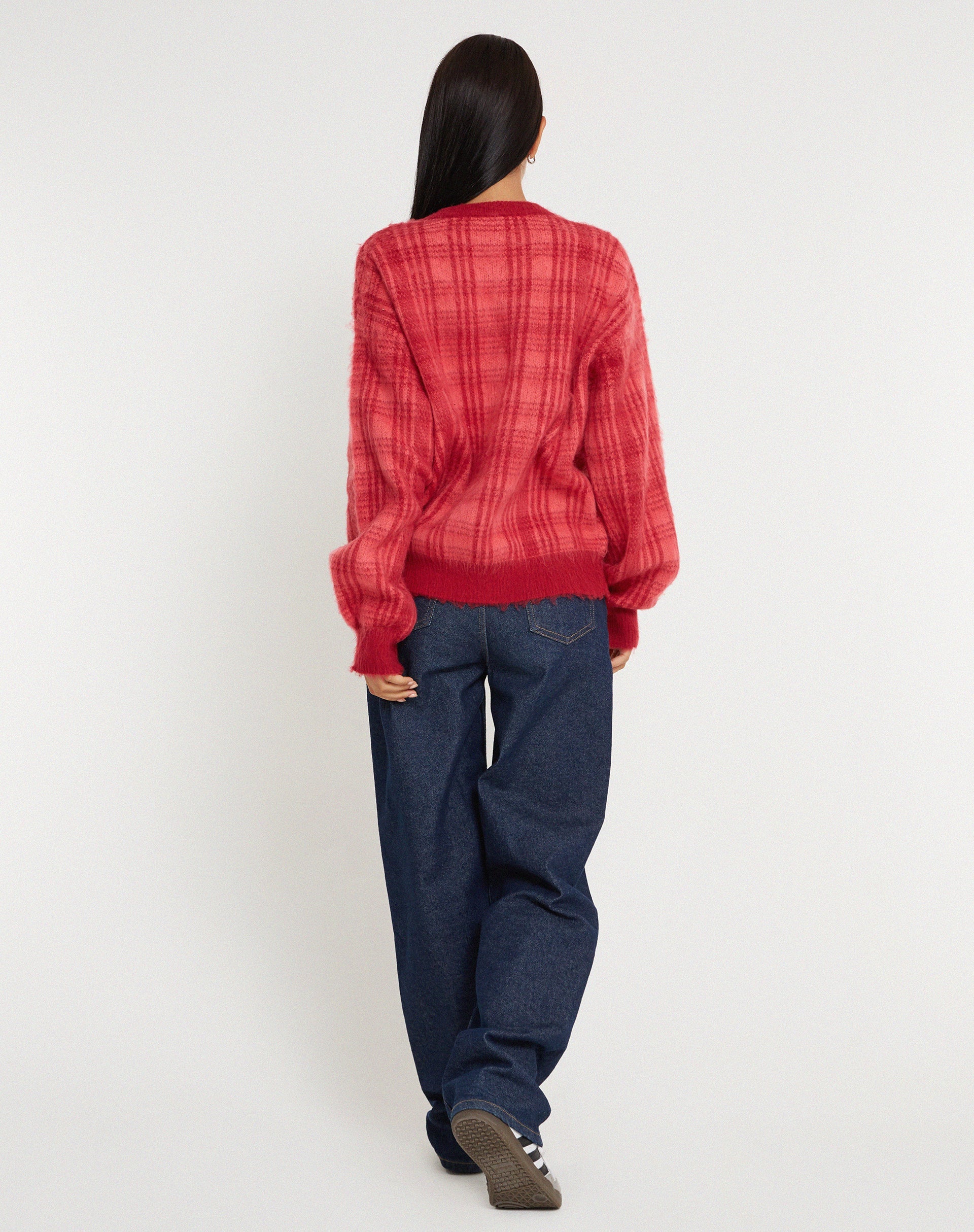 imagen de Mihail Jersey de punto en rojo y rosa