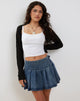 Imagen de Mika Shrug Cardigan en Mesh Negro