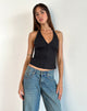 Imagen de Miken Halterneck Vest Top en Negro