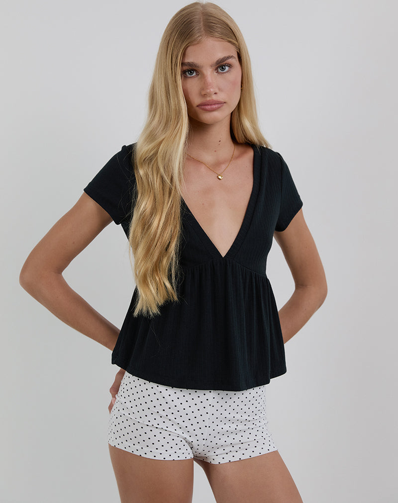 Imagen de Eunia Short en Micro Polka Blanco