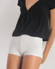 Imagen de Eunia Short en Micro Polka Blanco
