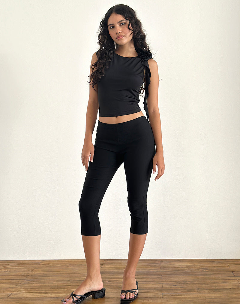 Imagen de Morena Rosette Top en Negro
