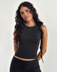 Imagen de Morena Rosette Top en Negro