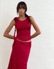 Imagen de Morena Rosette Top en Rojo