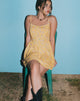 Imagen de Ramone Mini Dress in Flower Garden Yellow