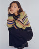 imagen de Munella Knitted Jumper in Mixed Stripe