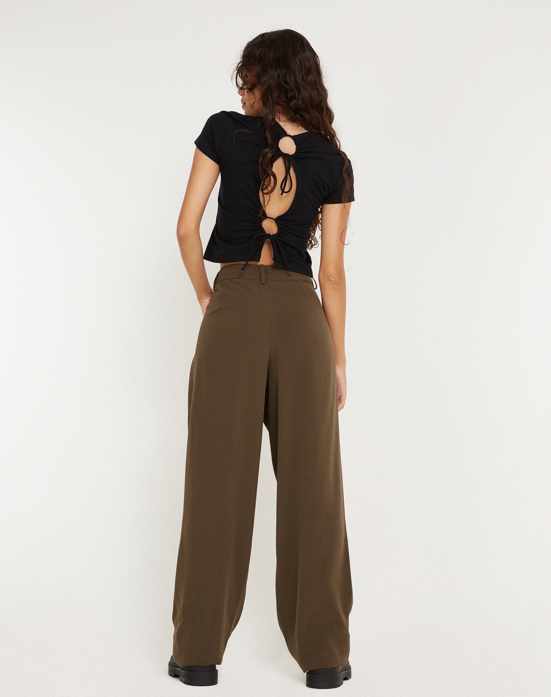 imagen de Sakaria Wide Leg Trouser en Trufa