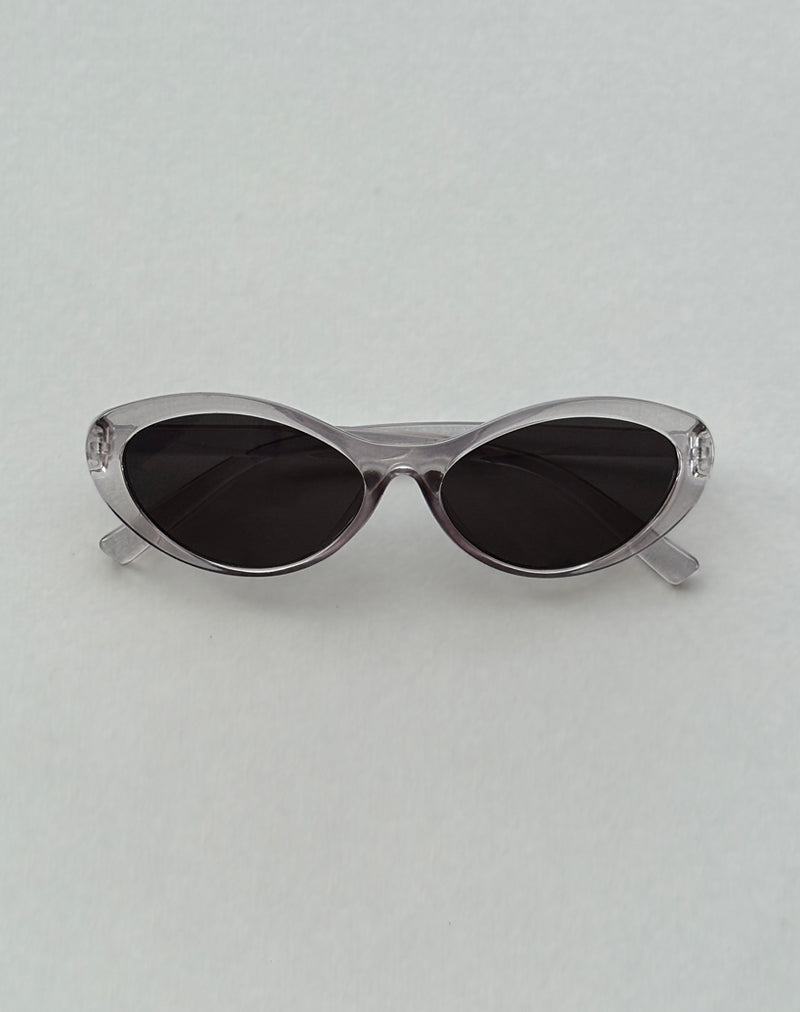 Gafas de sol Mydas ovaladas en plata opaca