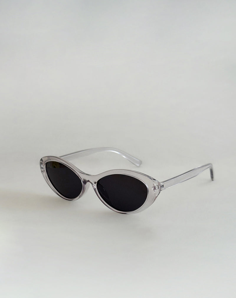 Imagen de las gafas de sol Mydas Oval en plata opaca