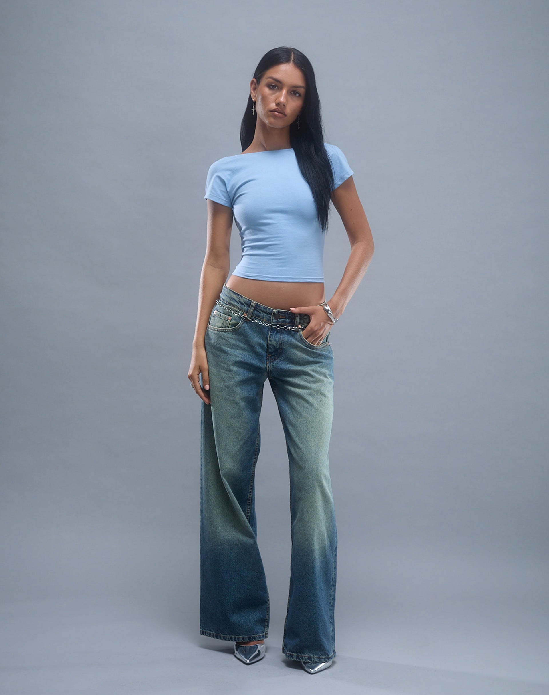 Imagen de Xiwang Crop Top Azul Nantucket
