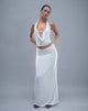 Imagen de la falda Rim Jersey Maxi Skirt en marfil