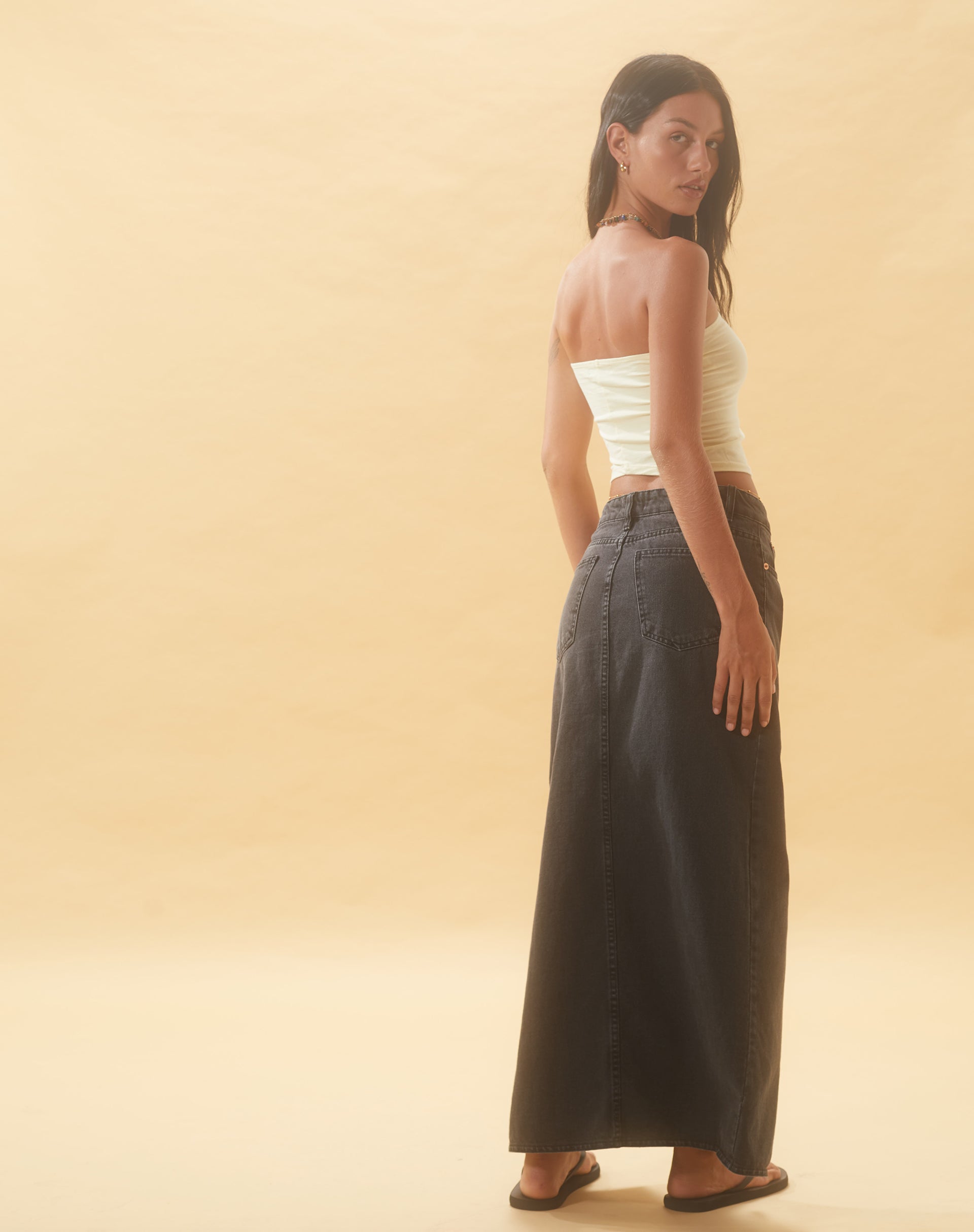 Imagen de Shae Bandeau Top en Buttercream