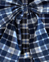 Tartán azul oscuro