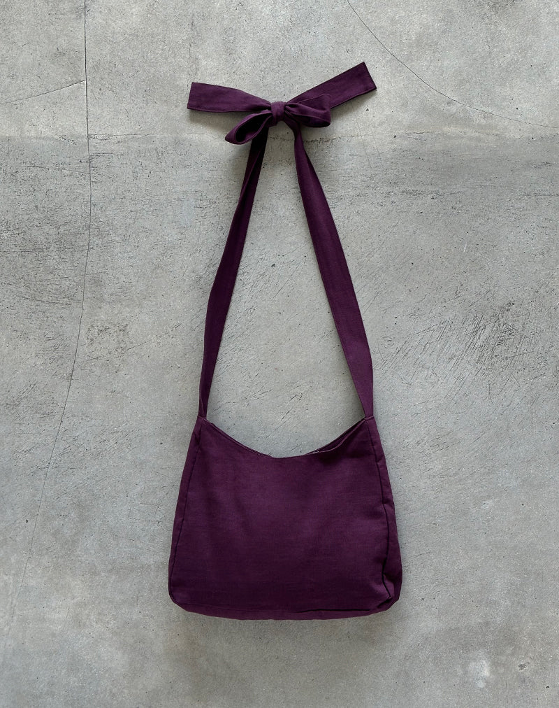 Imagen de Bolso Nagisa Bow Handle en Oxblood