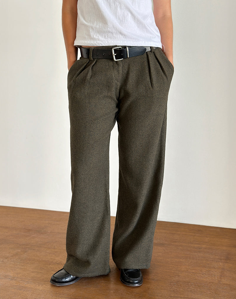 Imagen de Nailaka Tailored Trouser en Dark Taupe