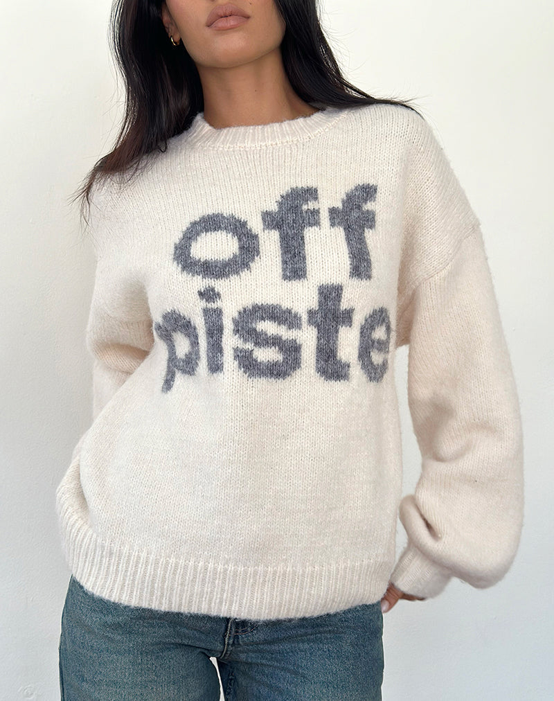 Imagen de Namari Jumper in Off Piste Ivory Print