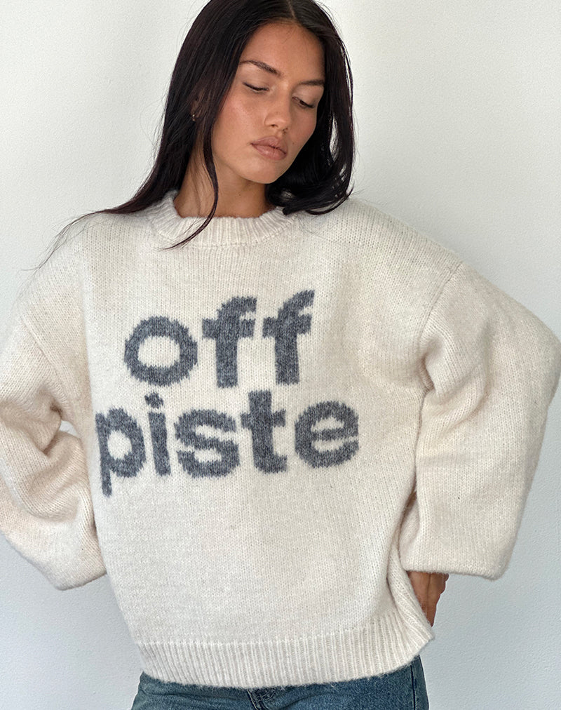 Imagen de Namari Jumper in Off Piste Ivory Print