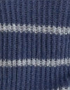 Blue with Grey Stripe