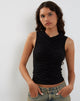Imagen de Naoko Top Acanalado Negro