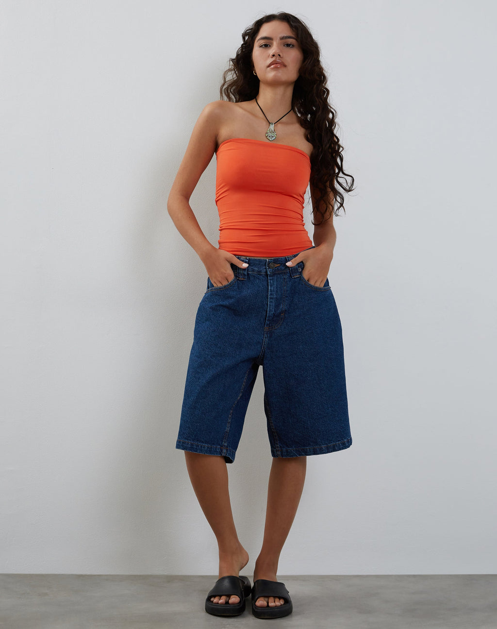 Bandeau Neave Slinky en naranja