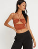 imagen de Neetu Crop Top en Chocolate