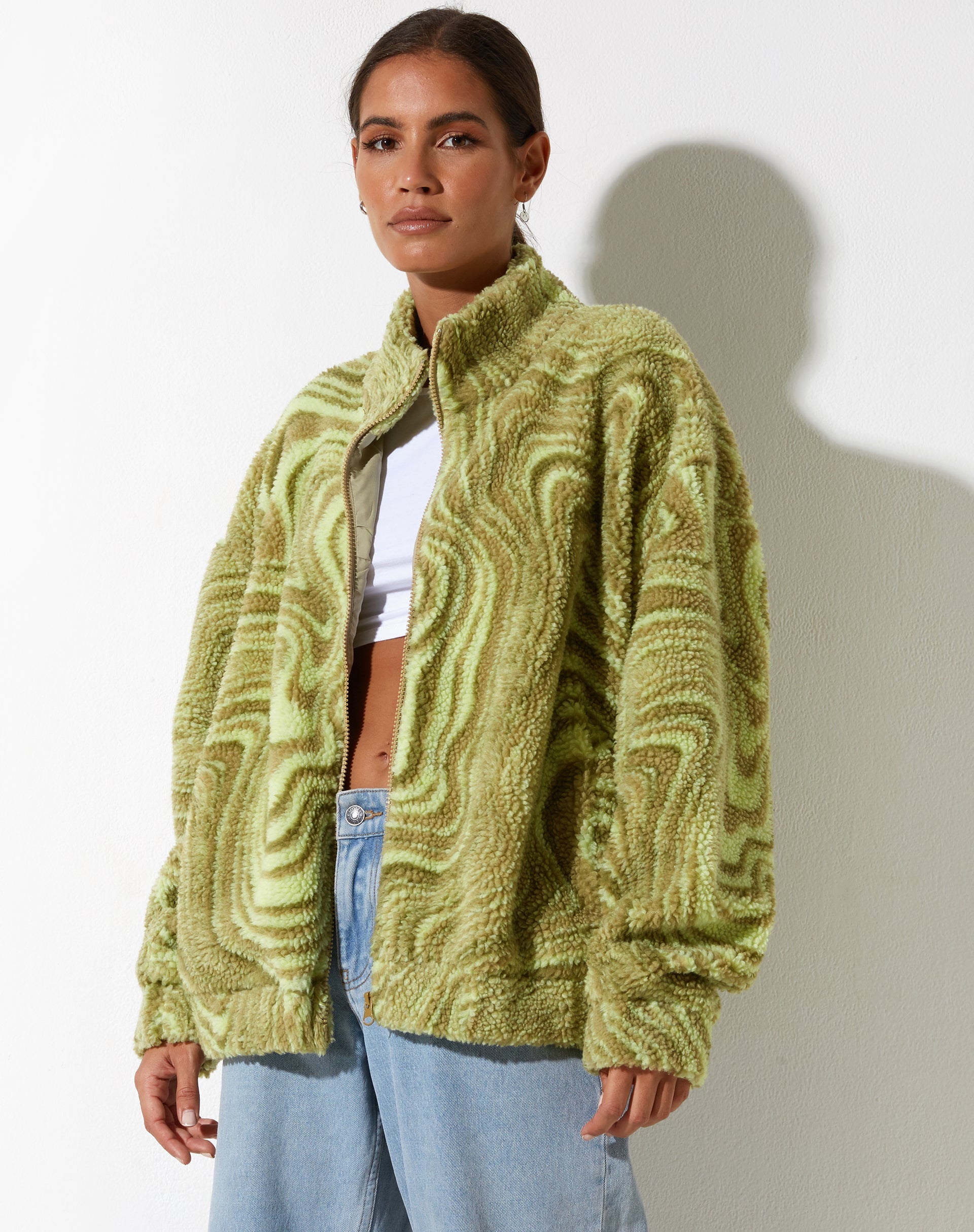 imagen de la chaqueta Nereo en Ripple Green