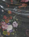 Flor vintage de lentejuelas