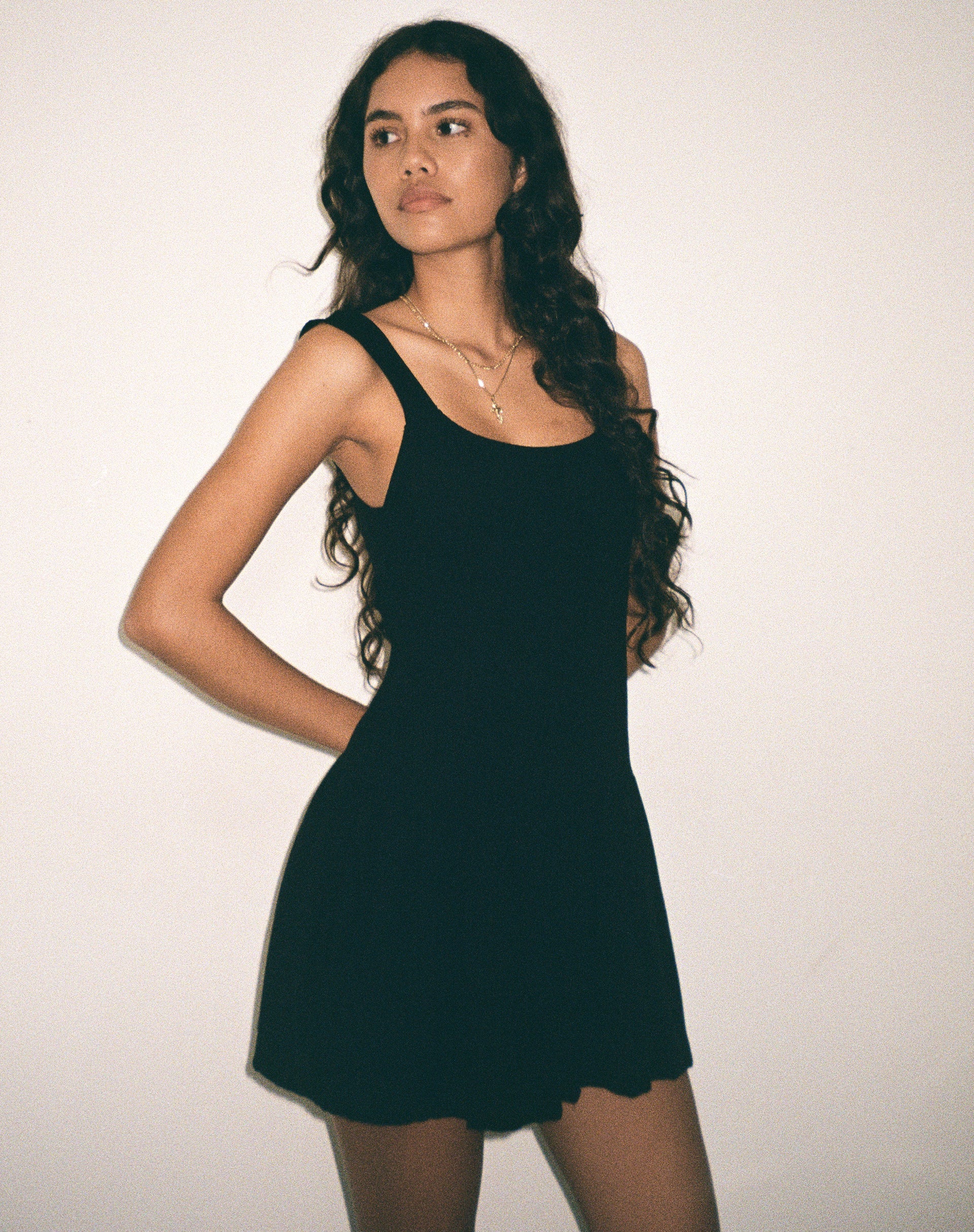 Imagen de Nihao Mini Dress in Black