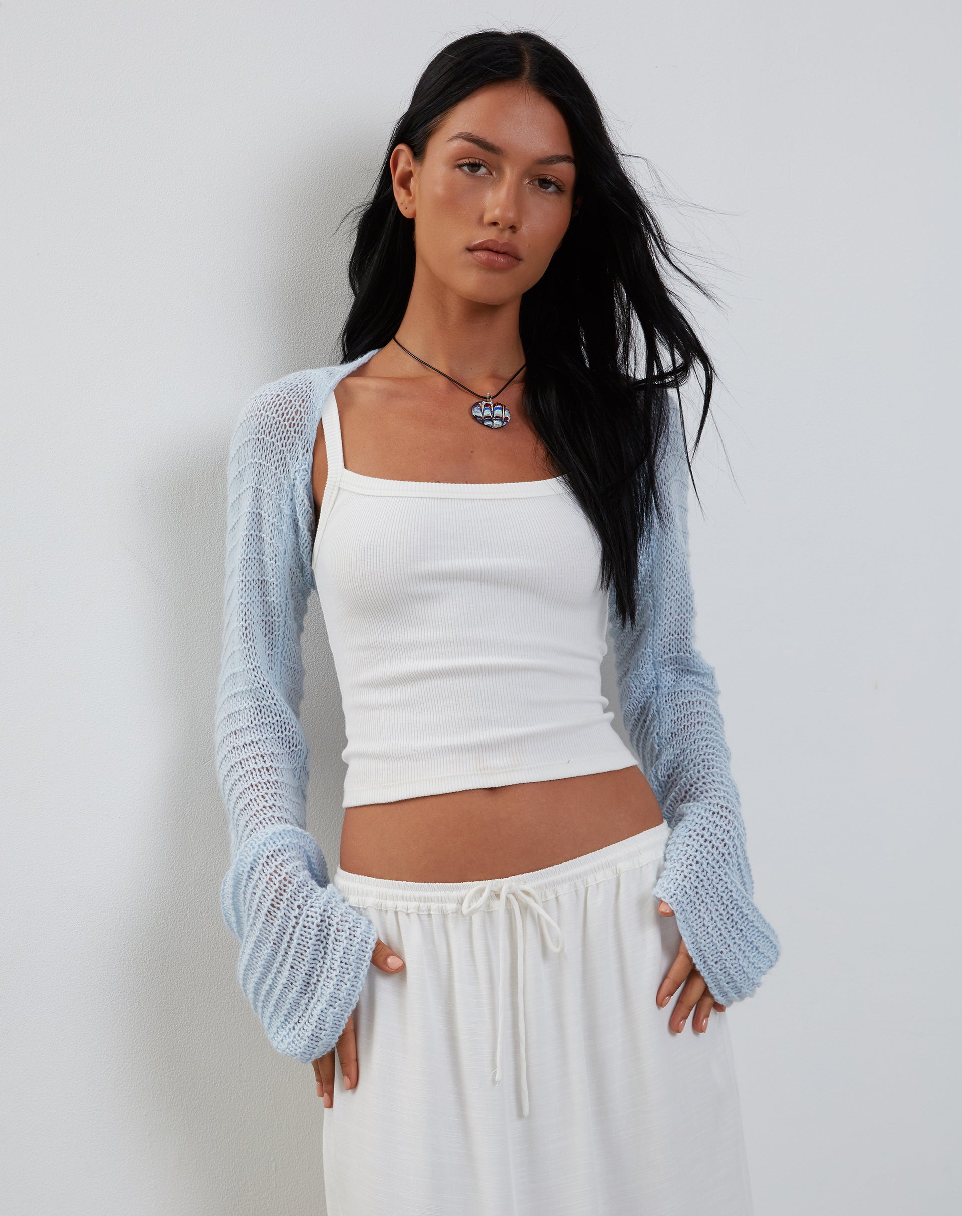 Imagen de Nobila Shrug Top en Baby Blue
