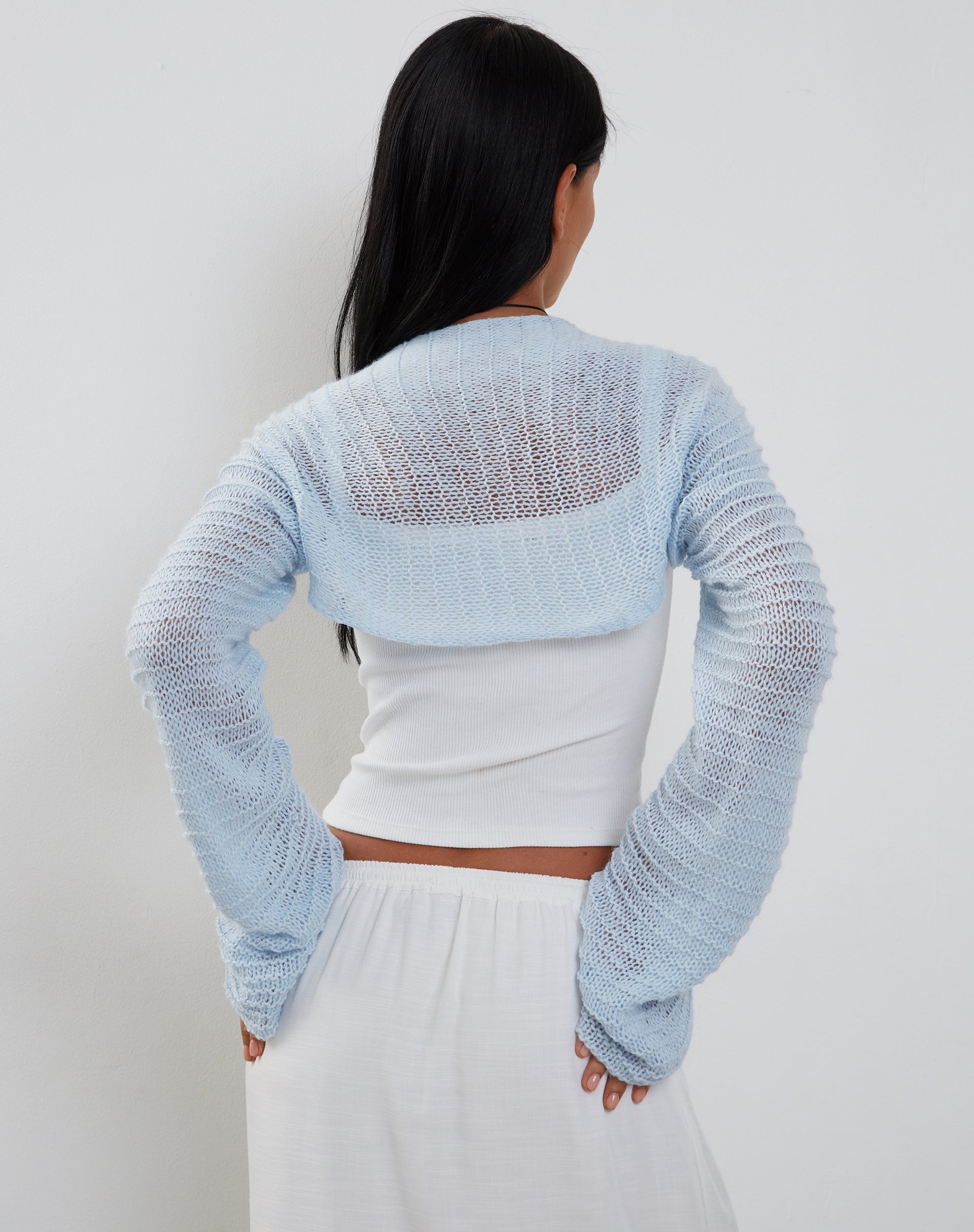 Imagen de Nobila Shrug Top en Baby Blue