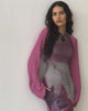 Imagen de Nobila Shrug Top en frambuesa