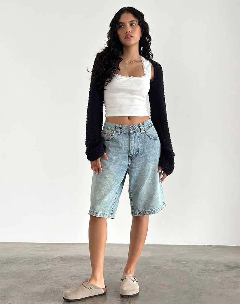 Imagen de Nobila Shrug Top en negro