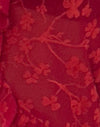 Flock floral rojo grunge