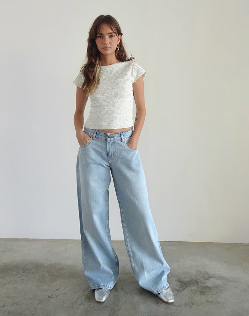 Imagen de Nova Top en Crinkle Ivory