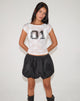 Imagen de Nova Top en encaje marfil con 01 estampado grande
