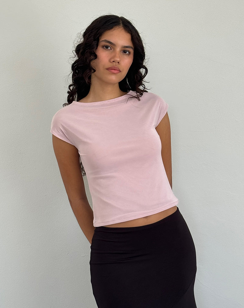 Imagen de Nova Top En Malla Rosa