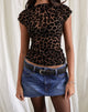 Imagen de Nova Top en Flock Mesh Rar Leopard