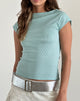 Imagen de Nova Top en Shimmer Rib Azul claro