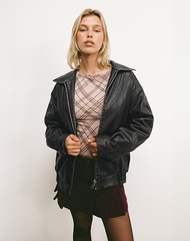 Imagen de Nova Top en color Nude Sketchy Stripe