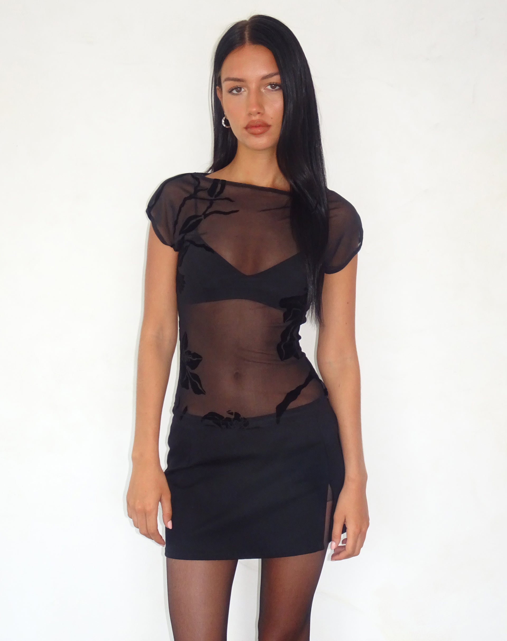 Imagen de Nova Top en Orchids Flock Negro