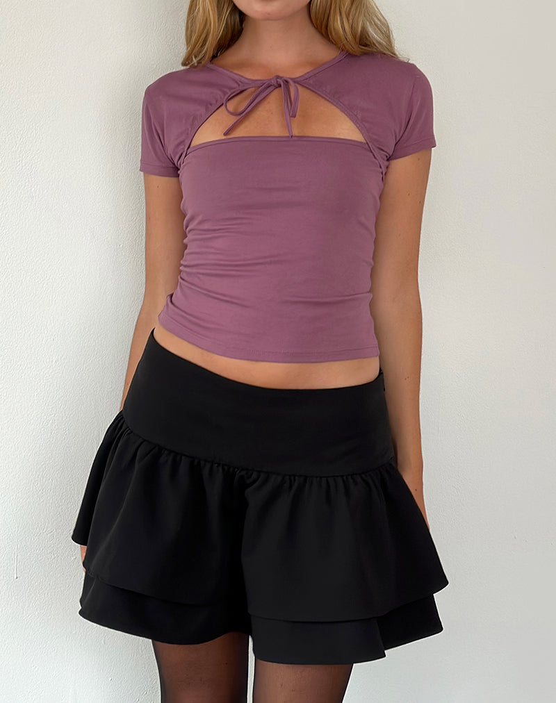 Imagen de Novalie Tie Front Top en Malva