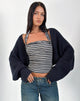 Imagen de Nuria Shrug en azul marino