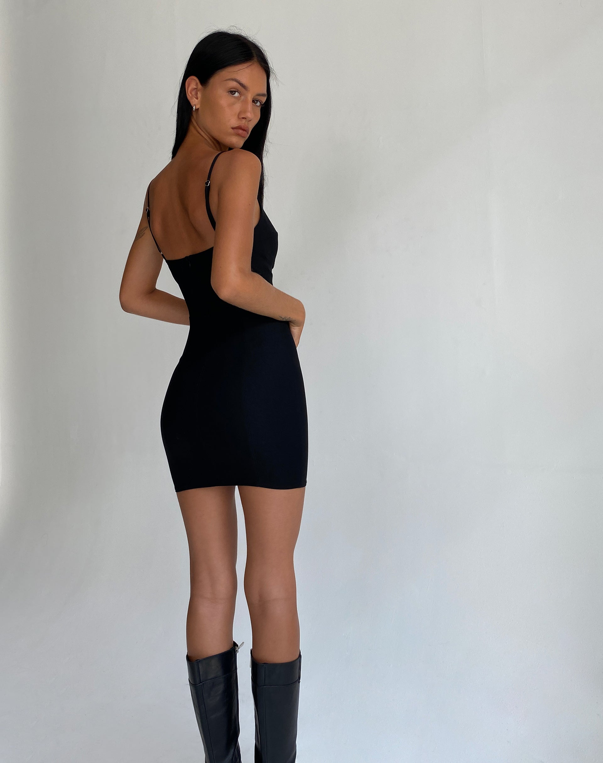 Imagen de Olesia Minivestido de sastrería Negro
