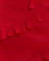 Gasa roja con roseta